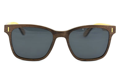 Walnut Wood Sunglasses - Bellaire