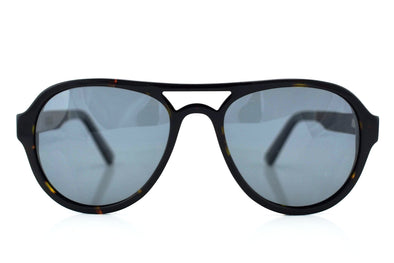 Acetate & Wood Aviator Sunglasses - Falcon