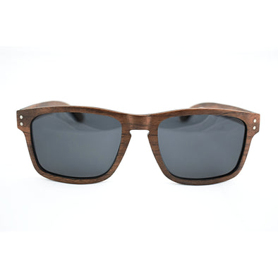 Walnut Wood Classic Frame Sunglasses - Alta