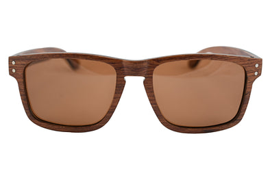 Classic Red Rosewood Sunglasses For Men And Women