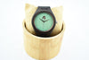 Mens Sandlewood Watch With Green Dial -