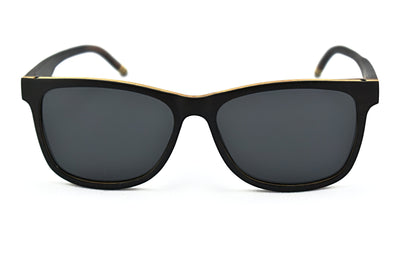 Black Sandalwood Classic Frame Sunglasses - Fino