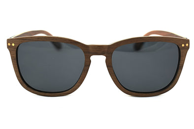 Natural Walnut Wood Sunglasses - Sierra