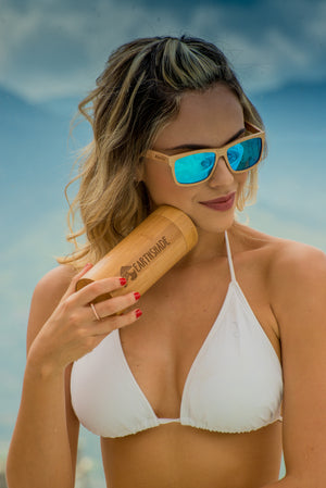 Womens and Mens Wooden Sunglasses