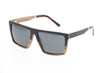 Ebony Layered Wood Sunglasses For Men - Boss