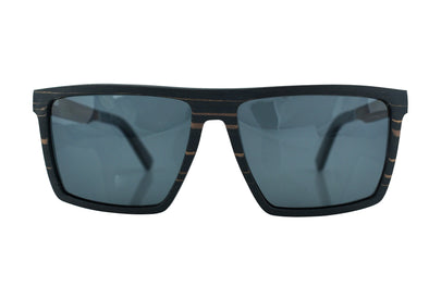 Ebony Layered Wood Sunglasses For Men - Boss