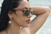 Zebra Wood Polarized Sunglasses For Men & Women
