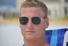 Classic Gold Aviator With Wood Sunglasses