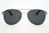 Classic Gold Aviator With Wood Sunglasses
