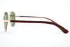 Classic Gold Aviator With Wood Sunglasses