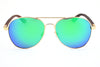 Classic Gold Aviator With Wood Sunglasses
