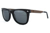 Classic Wayfarer Sunglasses With Wood