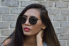 Metal And Wood Sunglasses - Savanna