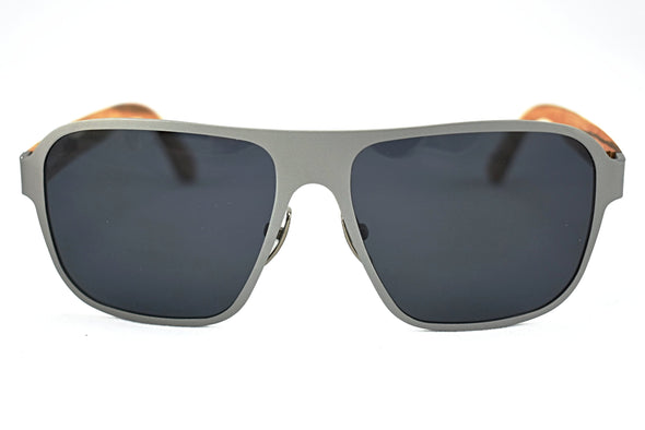 Titanium Aviator Sunglasses