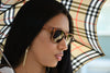 Classic Red Rosewood Sunglasses For Men And Women
