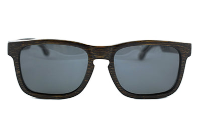 Solid Bamboo Polarized Sunglasses - Highlander