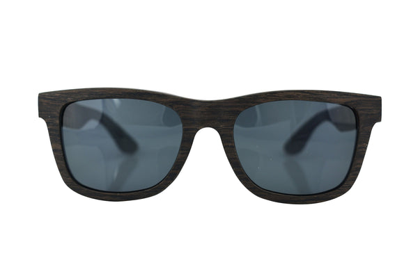 Large Black Oak Wood Sunglasses For Men