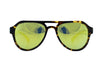 Cotton Acetate & Wood Aviator Sunglasses - Quest