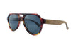 Cotton Acetate & Wood Aviator Sunglasses - Quest