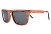 Handcrafted Red Rosewood Wood Sunglasses For Men