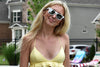 White Wood Sunglasses With Mirror Lens