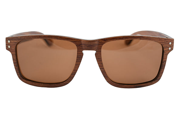 Classic Red Rosewood Sunglasses For Men And Women
