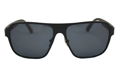 Black Titanium Ebony Wood Aviator Sunglasses - Raptor