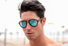 Black Oak Wood Aviator Sunglasses 