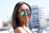 Black Oak Wood Aviator Sunglasses 