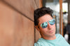 Titanium Aviator Sunglasses