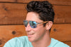 Titanium Aviator Sunglasses