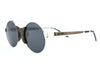 Metal And Wood Sunglasses For Men And Women Round Shape