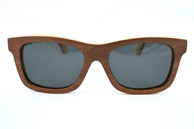 Brown Maple SkateboardWood  Sunglasses - Oliie