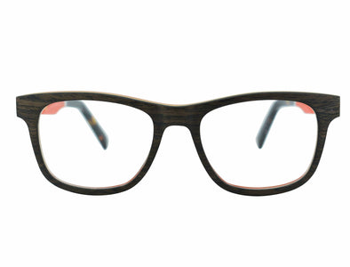 Layered Black Oak Sunglasses For RX - Oliver