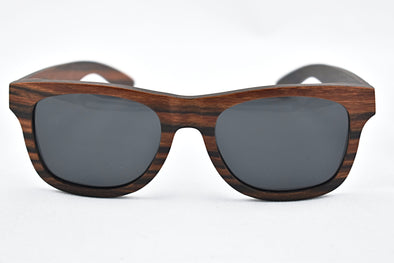 Classic - Red Zebra Wood Sunglasses