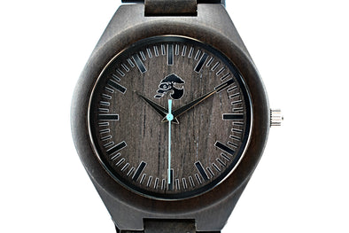 Handcrafted Men's Sandalwood Watch - Wolf